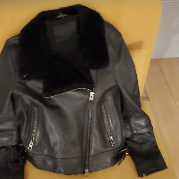 Leather Jacket Allsaints limited edition - Picture 2 of 6